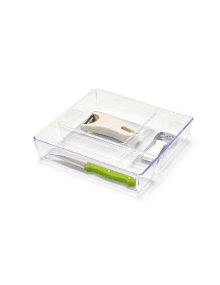 Organizador de Plastico Para Cajones "System Nº1" 23x23x5 cm.