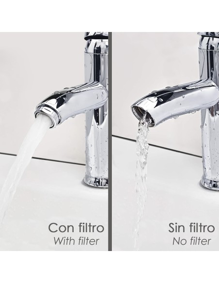 Atomizador Grifos / Monomando M28 (2 piezas) Filtro Aireador Grifo, Economizador de Agua, Difusor Grifo, Aireador Economizador