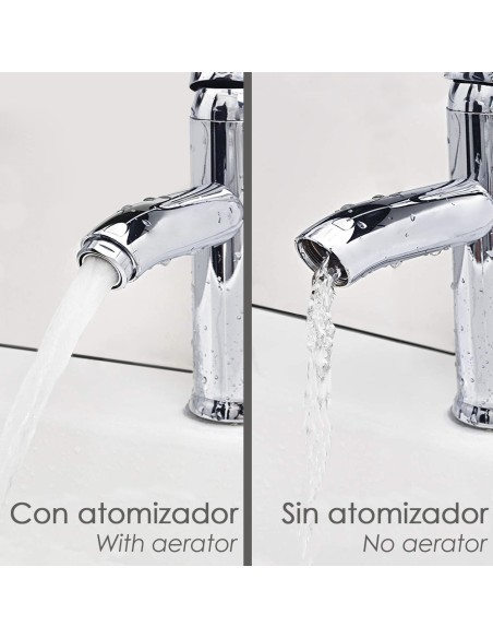 Atomizador Grifos / Monomando M24 (2 piezas) Filtro Aireador Grifo, Economizador de Agua, Difusor Grifo, Aireador Economizador