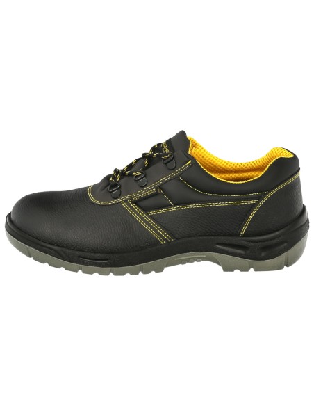 Zapatos Seguridad S3 Piel Negra Wolfpack Nº 36 Vestuario Laboral,calzado Seguridad, Botas Trabajo.