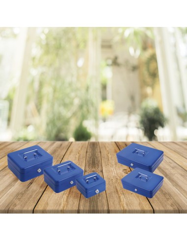 Caja Caudales Wolfpack Pintada Nº 2 200x155 mm. Con Bandeja Interior