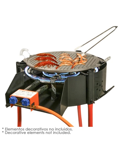Barbacoa Rustica Multiusos Ø 60 cm. Valida Para Carbon, Leña y Paelleros.