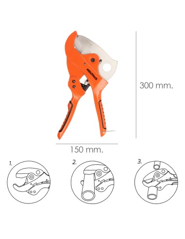 Tijeras Cortadora de Tubos Ø 63 mm.