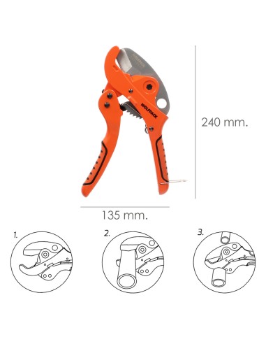 Tijeras Cortadora de Tubos Ø 42 mm.