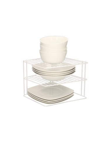 Estante Forma De Esquina Para Cocina, 90 Grados, 3 niveles