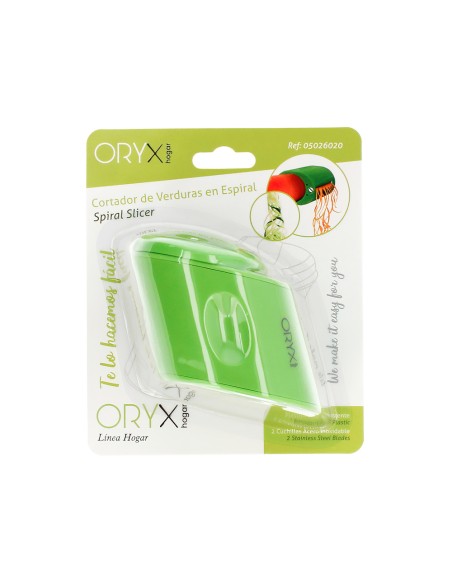 Cortador De Verduras Doble Cuchilla Inoxidable, Forma En Espiral