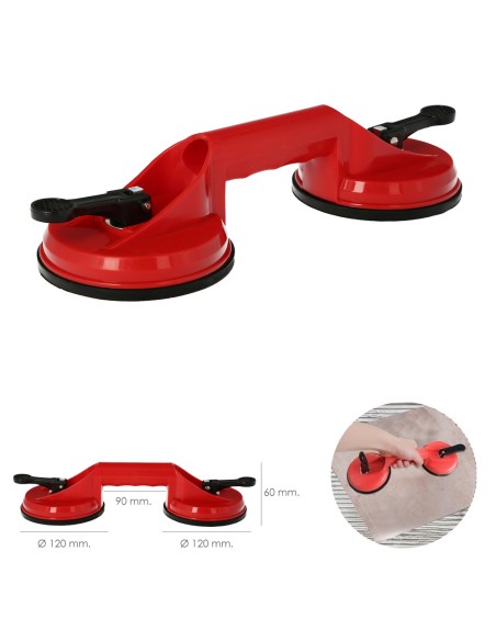 Ventosa Doble Para Soladores, 115mm.