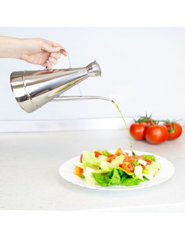 Aceitera Acero Inoxidable Modelo Elegant 500 ml.