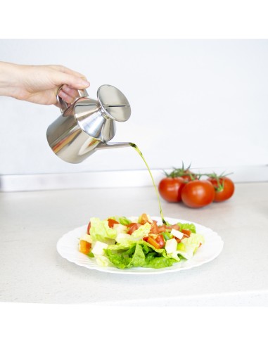 Aceitera Acero Inoxidable Modelo "Classic" 375ml.