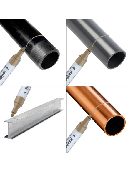 Rotulador Marcador Obra Profesional Pintura Permanente Oro