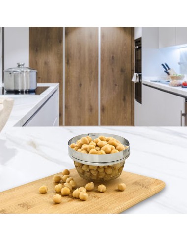 Bola Malla Para Especias / Te / Legumbres Acero Inoxidable Ø 9 cm. Con Cadena