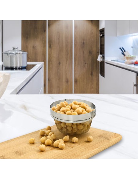 Bola Malla Para Especias / Te / Legumbres Acero Inoxidable Ø 9 cm. Con Cadena