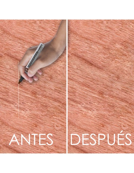 Expositor Rotuladores Retoque Madera 24 piezas.