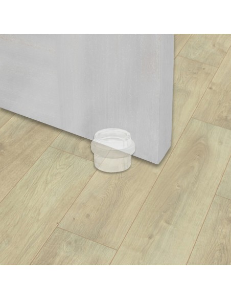 Tope Puerta Adhesivo Transparente Redondo