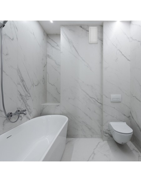 Rejilla Plastico Empotrar Con Malla Posterior 25x12 cm.