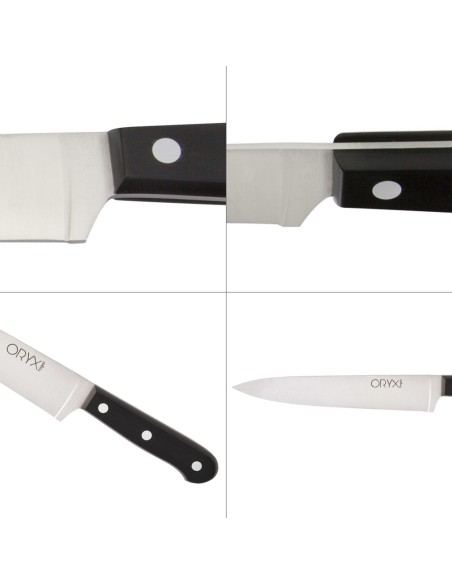 Cuchillo Grenoble Cocinero / Chef Hoja Acero Inoxidable 20 cm. Negro