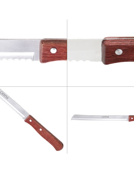 Cuchillo Montana Panero Hoja Acero Inoxidable 18 cm. Mango Madera