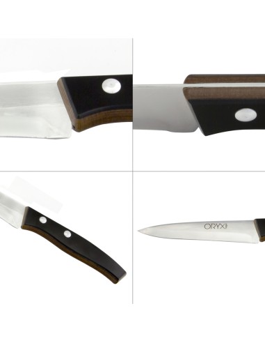 Cuchillo Aspen Verduras Hoja Acero Inoxidable 15 cm. Negro