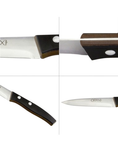 Cuchillo Aspen Cocina Hoja Acero Inoxidable 12 cm. Negro