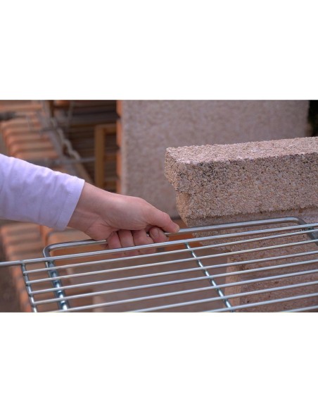 Parrilla Barbacoa Extensible 60/70x40cm Zincada