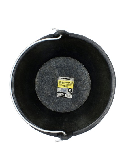 Cubo Obra Goma Italiano 10 l. Wolfpack