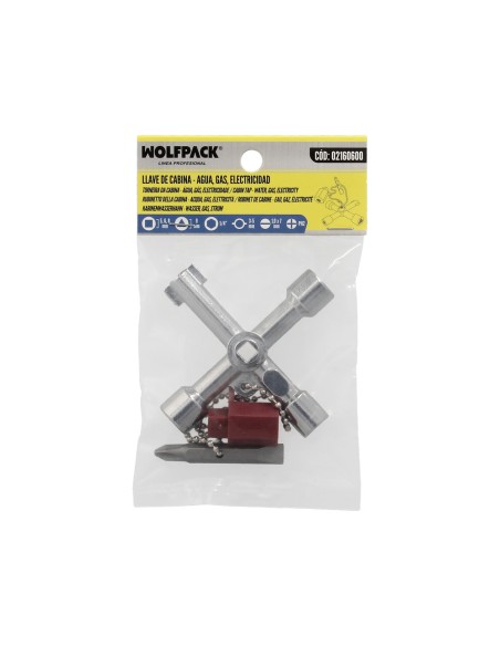 Llave De Cabina - Agua, Gas, Electricidad