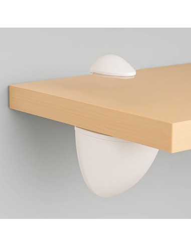 Soporte Pelicano Regulable Para Estante 1 / 20 mm. Blanco (1 Pieza)