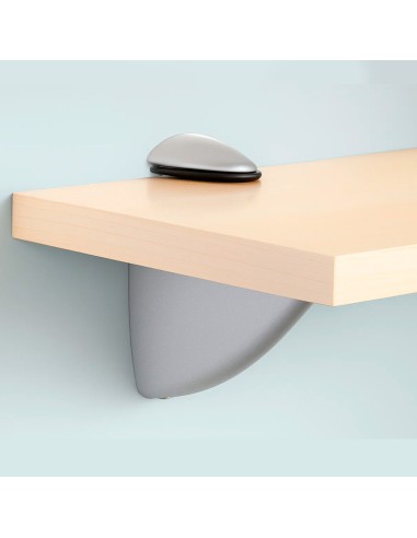 Soporte Pelicano Regulable Para Estante 1 / 20 mm. Cromo Mate (1 Pieza)