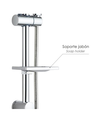 Maneral barra flexo Maurer 3 Posiciones Cromo
