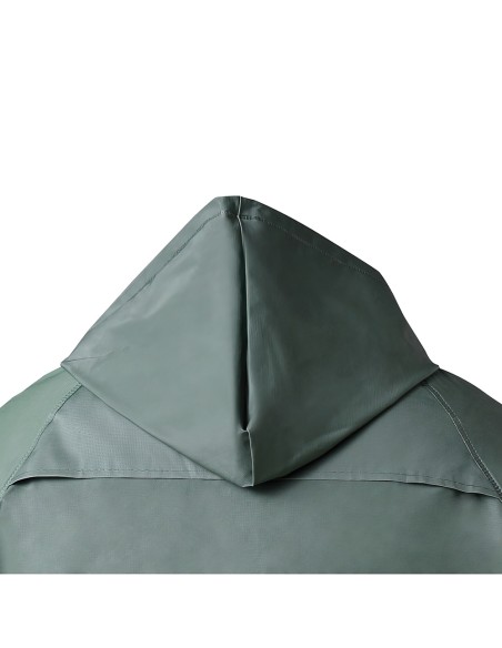 Traje de Agua Impermeable Verde Pvc Talla 8-XL