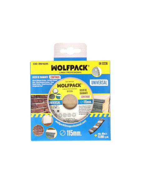 Disco Diamante 115 mm. General Obra Continuo