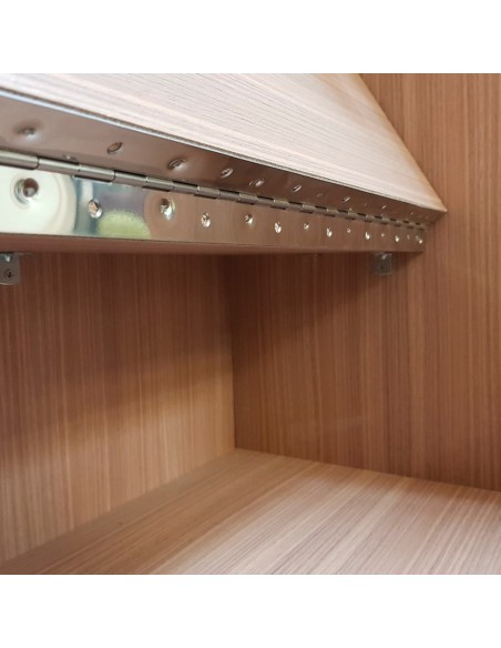 Bisagra Piano Hierro Latonado 32 mm. Rollo 50 Metros