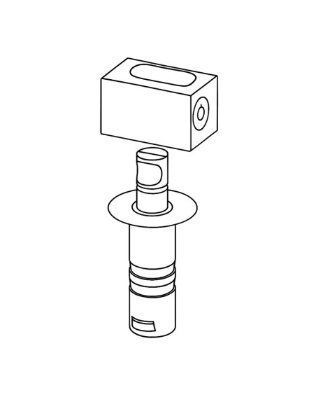 Candado Empotrar Llave Plana C-1 Hembra