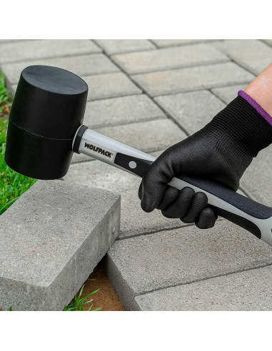 Maza Goma Mango Fibra Vidrio 500 Grms