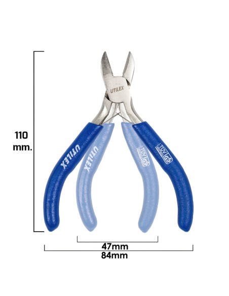 Alicates Mini Corte Diagonal 110 mm.