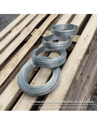 Alambre Galvanizado Rollo 25 Kg. Nº 12 - 1,8 mm.