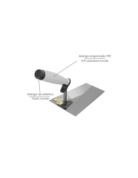 Paleta Wolfpack Plus Mango de Goma 341-a/ 180 mm.