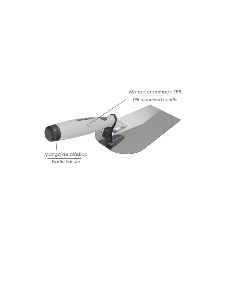 Paleta Wolfpack Plus Mango de Goma 349 180mm.