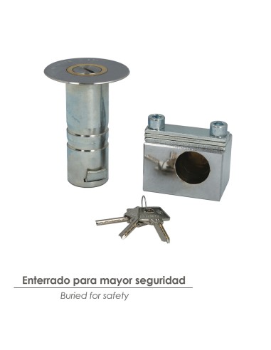 Candado Empotrar Llave Plana C-1 Hembra