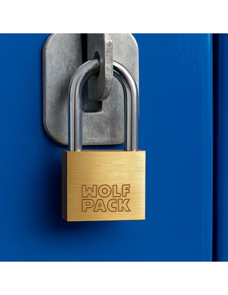 Candado Laton Arco Largo Llaves Iguales 30 mm. Nº2