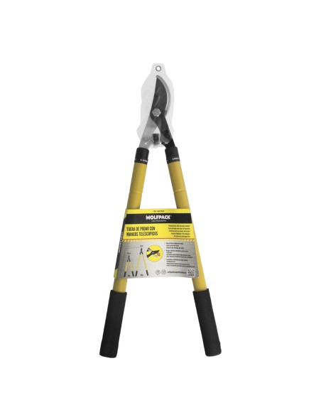 Tijeras Podar Profesional Acero Telescópica 2 Manos
