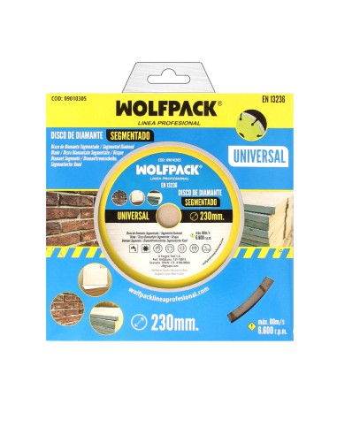 Disco Diamante 230 mm. General Obra Segmentado Sinterizado