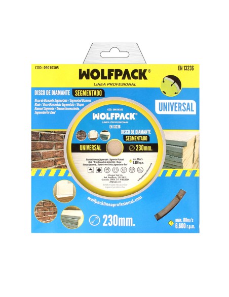 Disco Diamante 230 mm. General Obra Segmentado Sinterizado