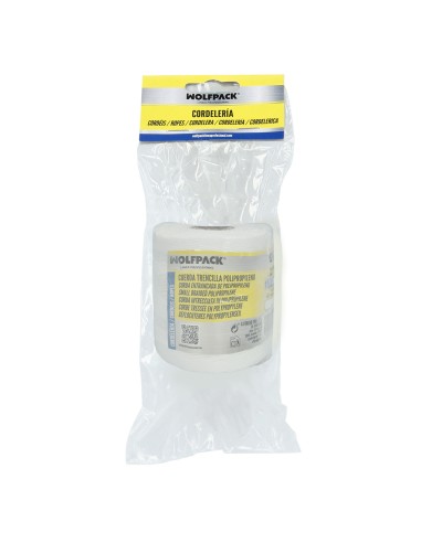 Cuerda Trencilla Polipropileno Blanco (Bobina 200 Metros)