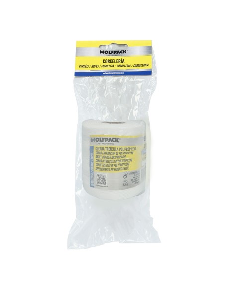 Cuerda Trencilla Polipropileno Blanco (Bobina 200 Metros)