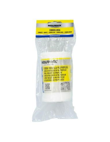 Cuerda Trencilla Polipropileno Blanco (Bobina 100 Metros)