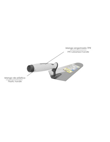 Paleta Wolfpack Plus Mango de Goma 348 180mm.