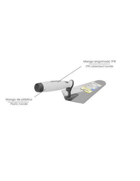Paleta Wolfpack Plus Mango de Goma 348 180mm.