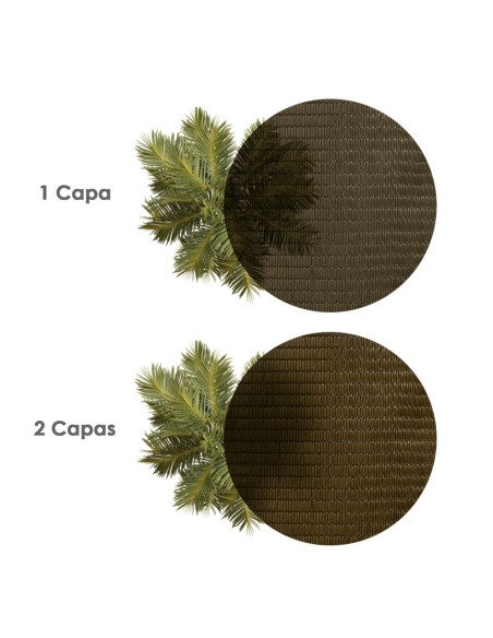 Malla Sombreo 3,0 metros Marron Rollo 100 metros