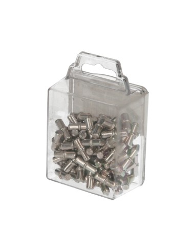 Soporte de Metalico Con Anclaje 5 Ø mm. Para Estanterias / Estantes (Caja 100 Unidades)